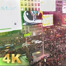 Times Square LIVE CAM in HD 4K – Manhattah, NYC, New York