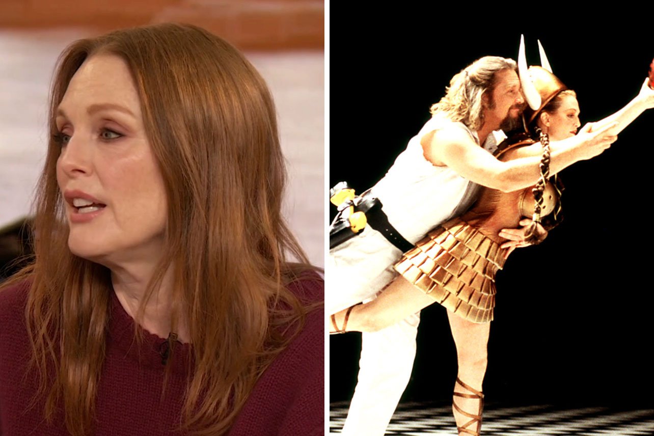 Julianne Moore Tells Drew Barrymore She Was Newly Pregnant And “So