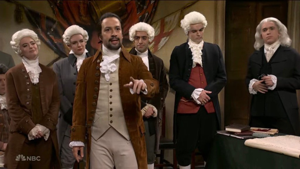 Lin-Manuel Miranda reprises ‘Hamilton’ role for ‘SNL’ cold open — as ...