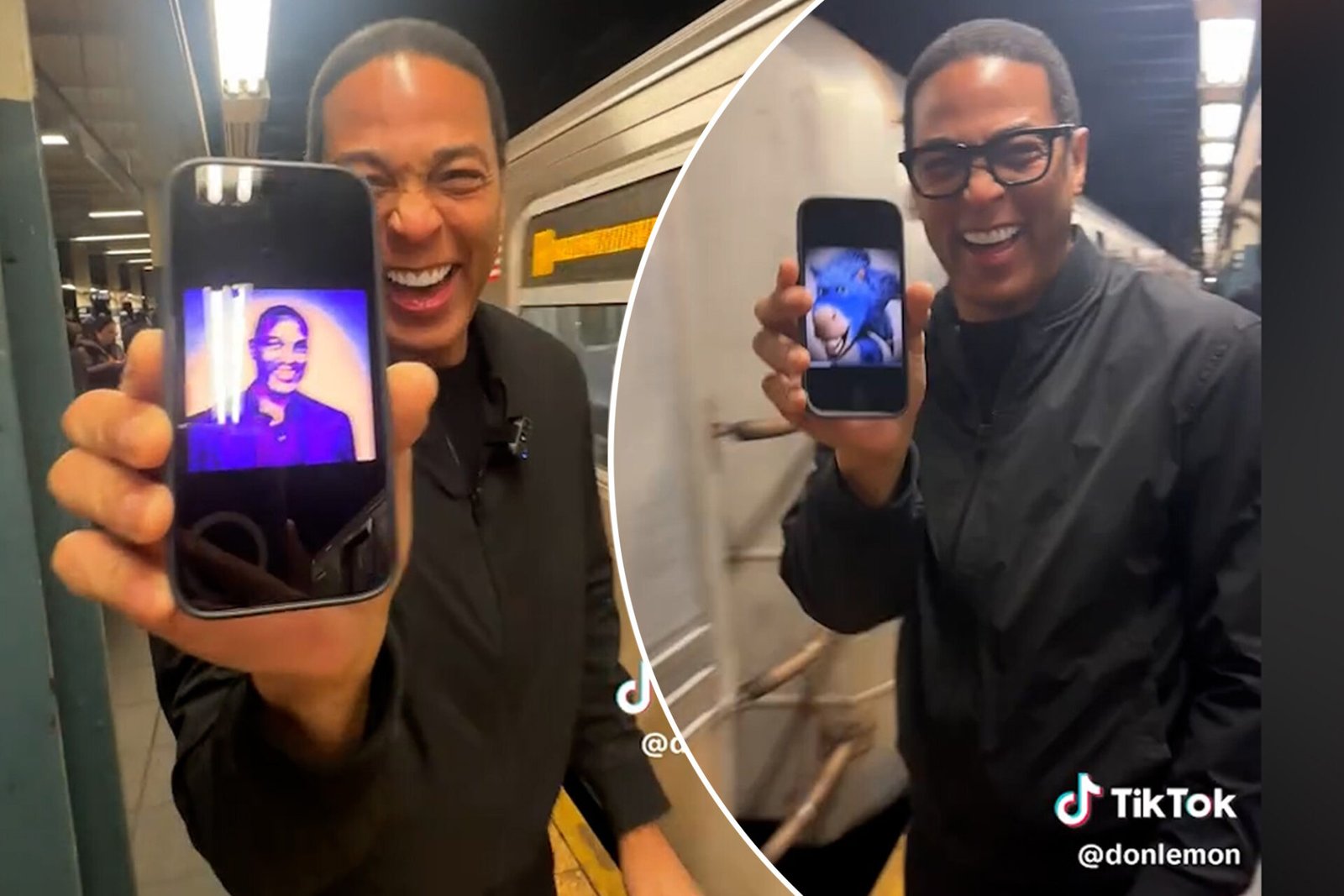 Don Lemon chases NYC subway trains, shows bizarre photos in odd TikTok