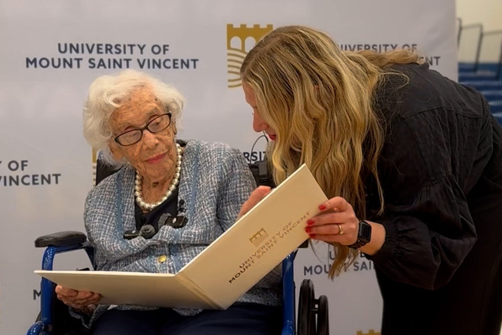 97-year-old Holocaust survivor graduates from University of Mount Saint ...
