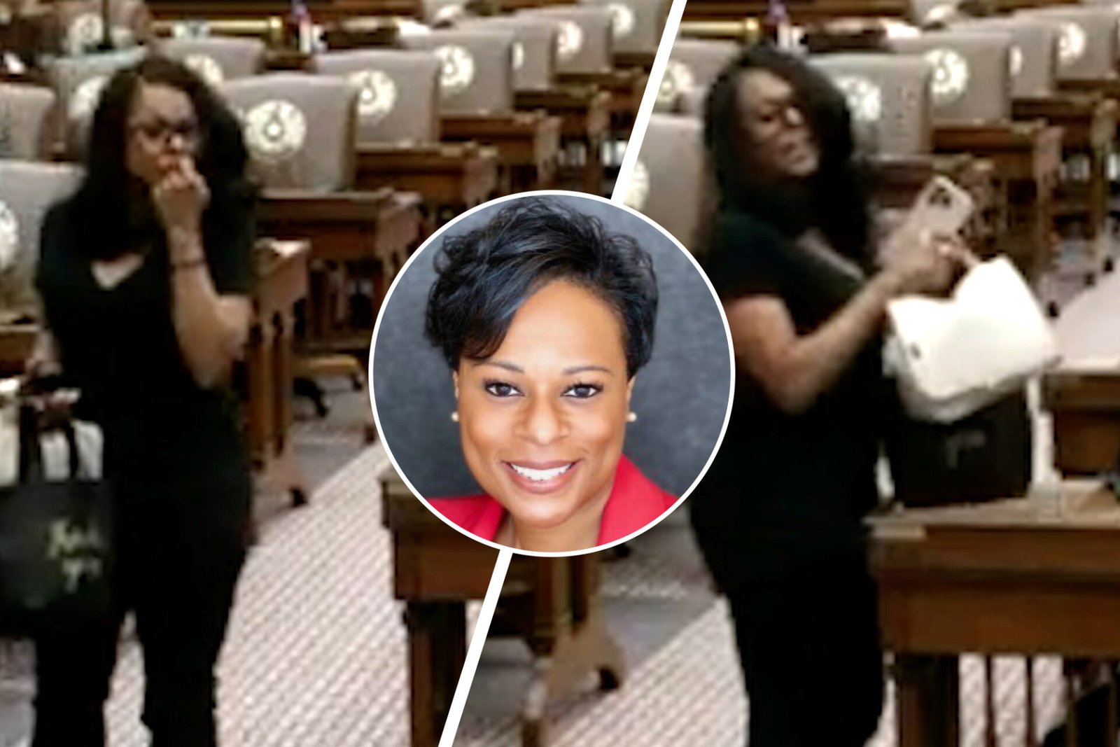 Watch: Texas House Democrat Nicole Collier locked in Chamber overnight