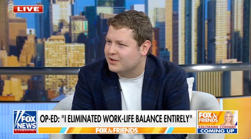 Gen Z entrepreneur says that work-life balance is what keeps his ...