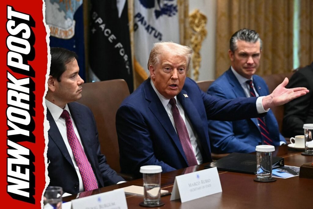 Watch live: Trump hosts cabinet meeting at White House - New York Hots!